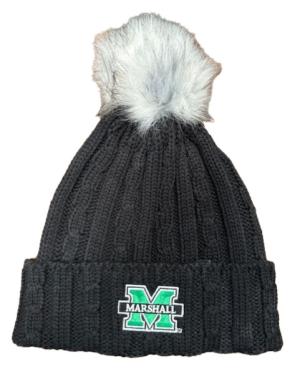 MU Logofit Alps Cuff Beanie w/ Fur Pom - MULTIPLE COLORS