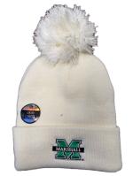 MU Logofit Satin Lined Cuff Hat w/ Pom