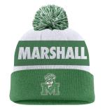 MU Nike Stripe Sailor Cuff Pom Beanie