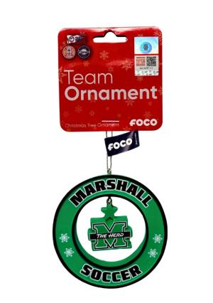 MU FOCO Soccer Ornament