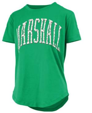 MU Pressbox Ladies Floral Short Sleeve Tee