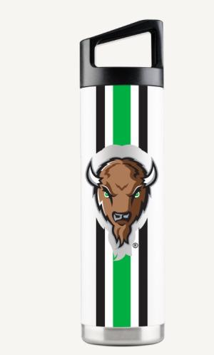 MU Game Time Sidekicks 22oz Striped Bottle