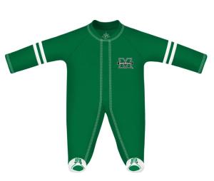 MU Creative Knitwear Infant Sport Footed Romper