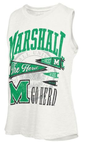MU Pressbox Ladies Slub Tank Top
