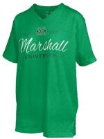 MU Pressbox Ladies Script V-Neck Short Sleeve Tee