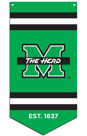 MU MCM Vinyl Pennant Banner