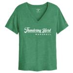 MU L2 Ladies Thundering Herd V-Neck Short Sleeve Tee