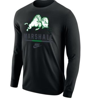 MU Nike Running Buffalo Bar Long Sleeve Tee