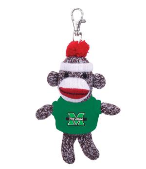 MU Jardine Plush Sock Monkey Keychain