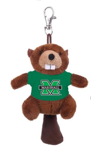 MU Jardine Plush Beaver Keychain