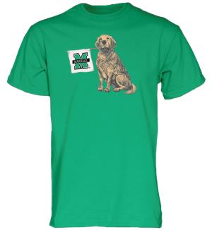 MU Life is Good Dog Flag Short Sleeve Tee