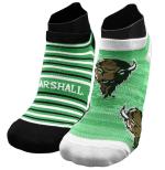MU TCK Stripes and Face Low Cut Socks - 2pk