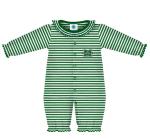 MU Creative Knitwear Infant Striped Ruffle Romper