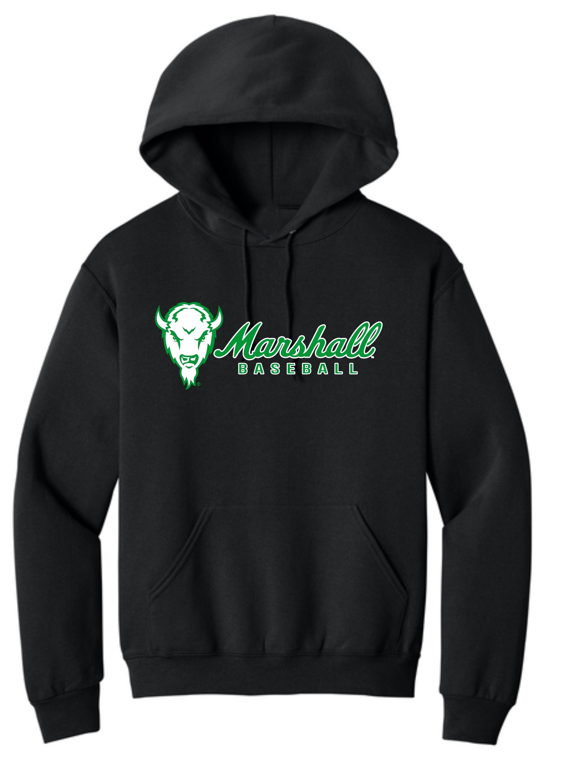 MU Script Baseball Hooded Sweatshirt -  MULTIPLE COLORS