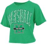MU Pressbox Ladies New Haven Cropped Short Sleeve Tee