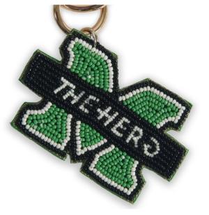 MU Desden Beaded Purse Charm