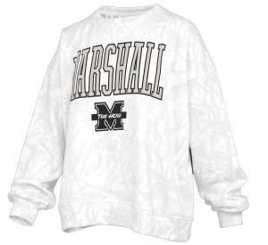MU Pressbox Ladies Camo Crew