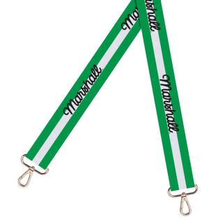 MU Jardine Striped Script Purse Strap
