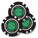 MU Jardine Ball Markers - 3pk