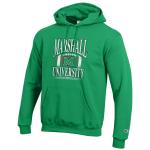 MU Champion Football Hooded Sweatshirt