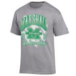 MU Champion Faded Background Short Sleeve Tee