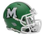 MU Riddell Replica Mini Helmet - GREEN