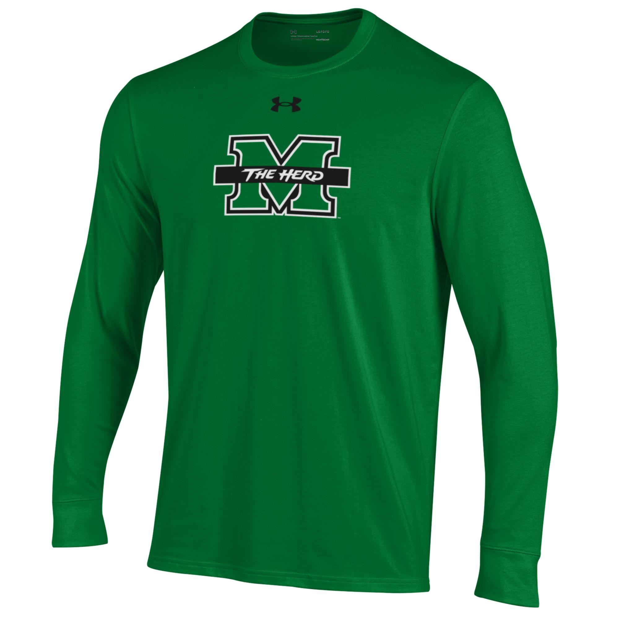 MU Under Armour Herd Nation Long Sleeve Tee