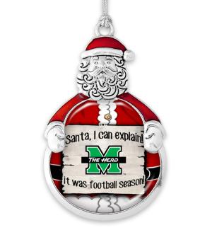 MU FTH Santa I Can Explain Ornament