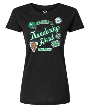 MU Summit Ladies Stickers Short Sleeve Tee
