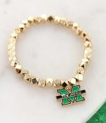 MU Seasons Jewelry Gold Stretch Bracelet