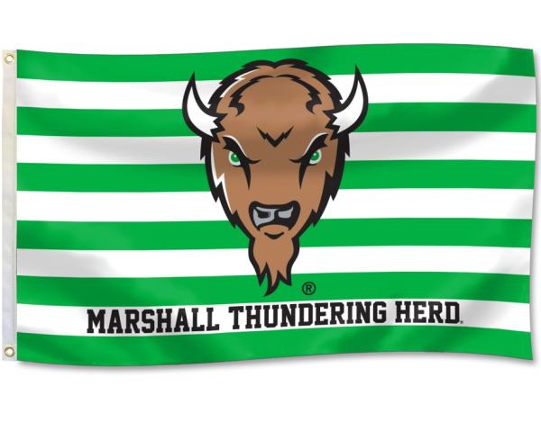 MU UB&F Stripe Buffalo Face 3x5 Flag