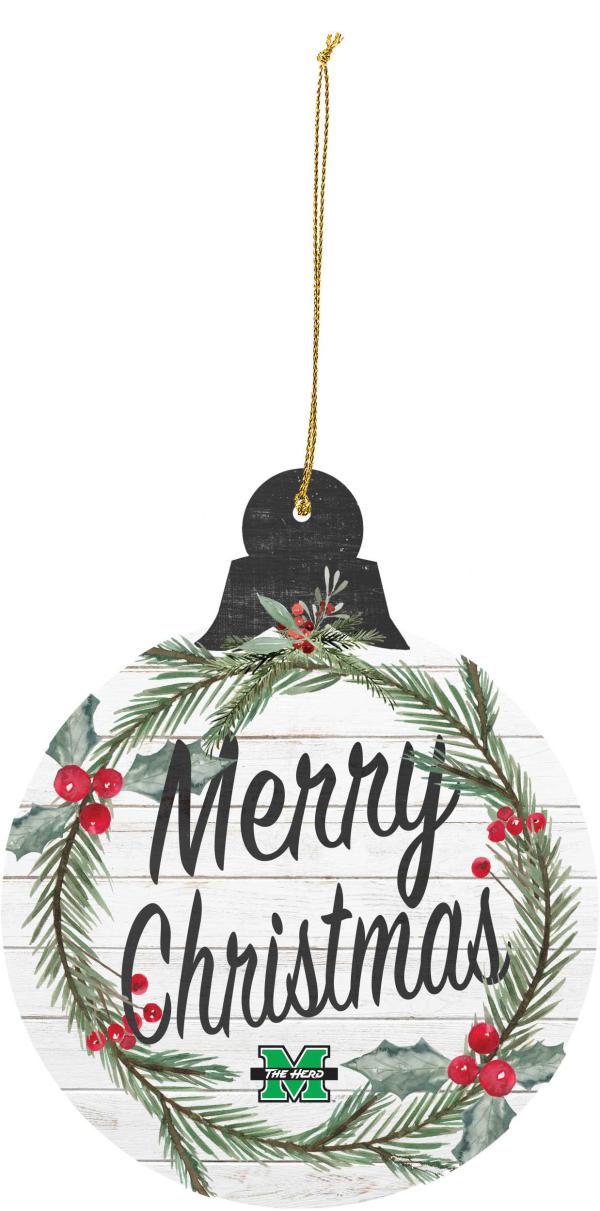 MU KH Merry Christmas Bulb Ornament