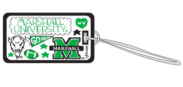 MU Julia Gash Embroidered Luggage Tag