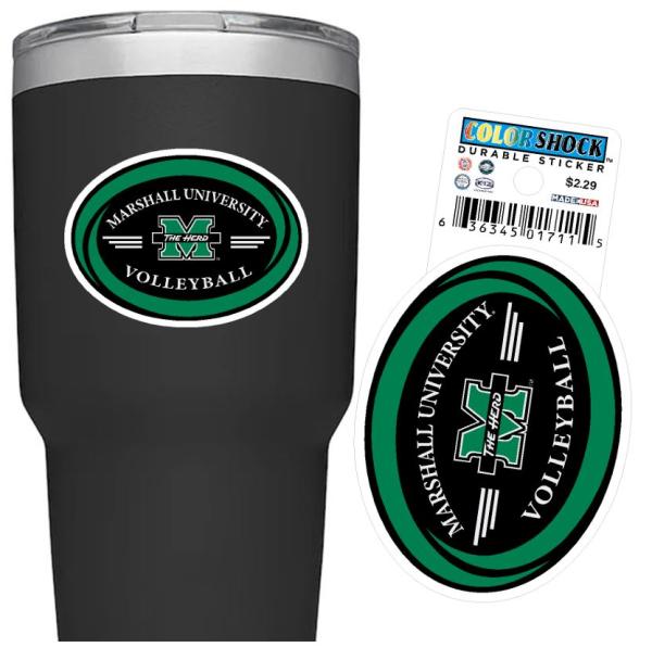 MU CDI Volleyball Sticker