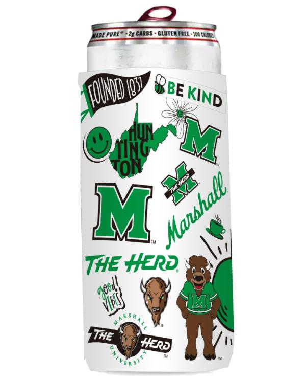 MU Logobrands Multi-Logo Slim Can Coolie
