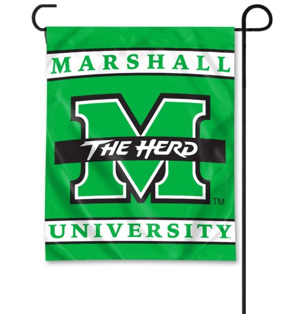 MU UB&F M The Herd Garden Flag - Kelly Green