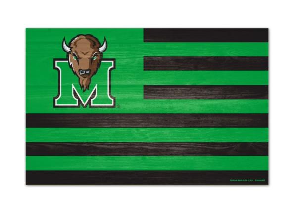 MU Wincraft 11x17 Wood Flag Sign