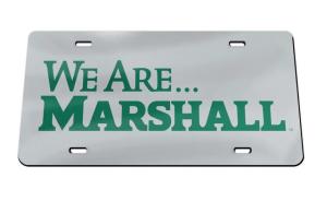 MU Wincraft We Are...Silver License Plate