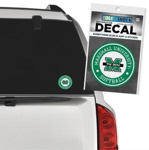MU CDI Circle Softball Decal