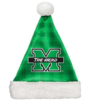 MU SC Plaid Santa Hat
