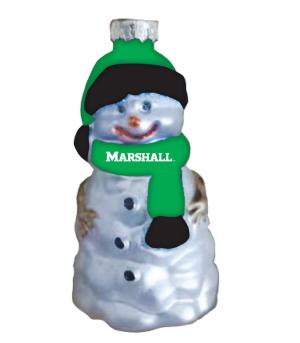 MU Jardine Glass Snowman Ornament