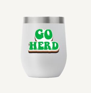 MU Game Time Sidekicks Stemless Wine Glass