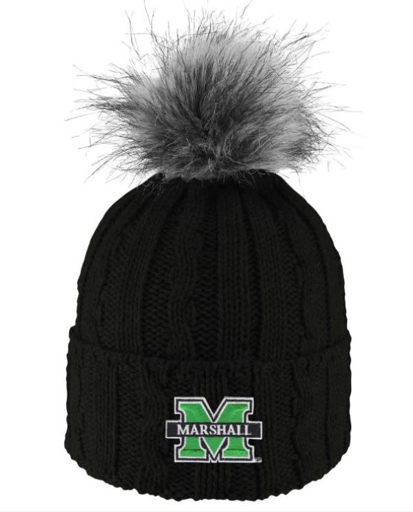 MU Logofit Alps Cuff Beanie w/ Fur Pom - MULTIPLE COLORS