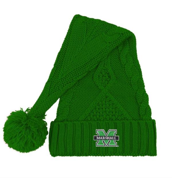 MU Logofit Tinsel Knit Santa Hat