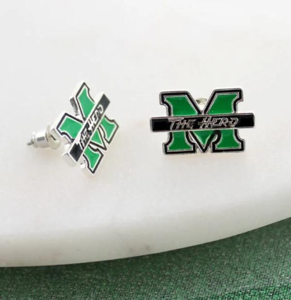 MU Seasons Jewelry Enamel M Earrings