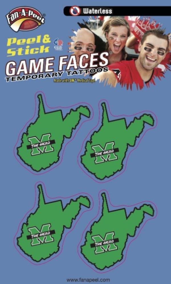 MU Fan-A-Peel State Face Decals