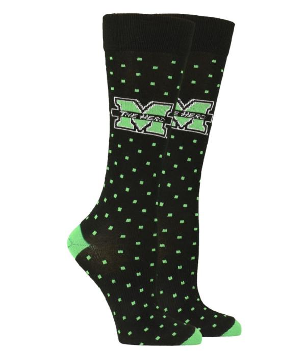 MU TCK Polkadot Mid-Calf Dress Socks