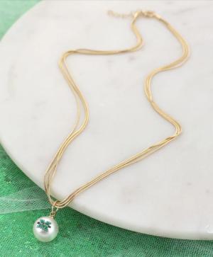 MU Seasons Jewelry 3-Strand Pearl Necklace