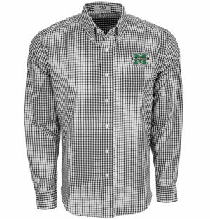 MU Vantage Gingham Checkered Button Up Shirt - MULTIPLE COLORS