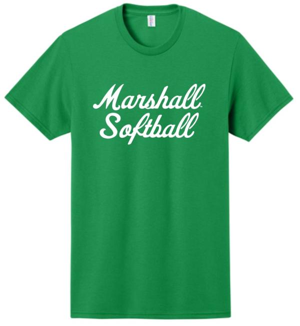 MU Softball Script Short Sleeve Tee